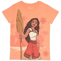 Disney Girls Moana and Friends 2 Pack T-Shirt