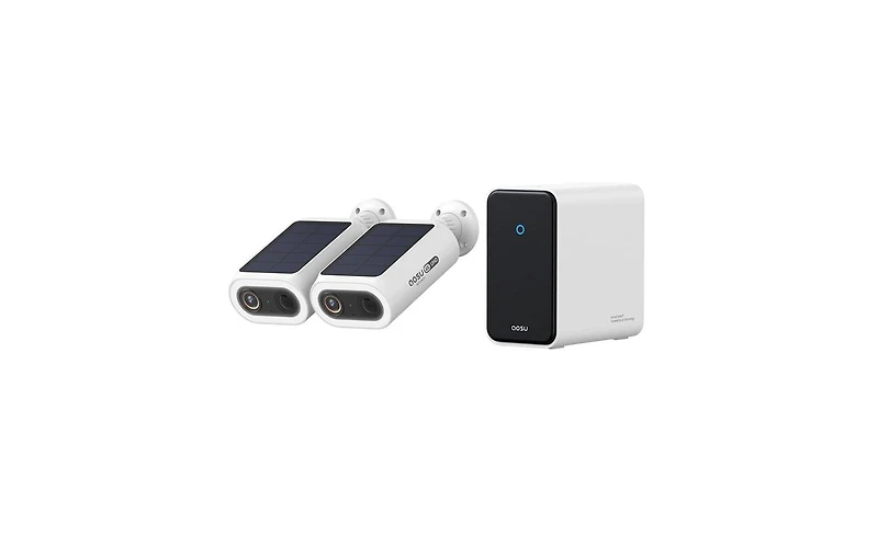 Aosu C8S-2H 4k Solar Security Cam 32gb Homecortex 2 Cam Kit