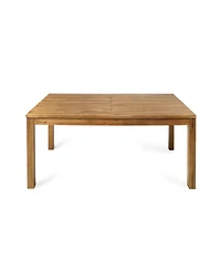 Streamdale Furniture 7-Piece Acacia Wood Outdoor Dining Set with 6 Chairs and Large Table