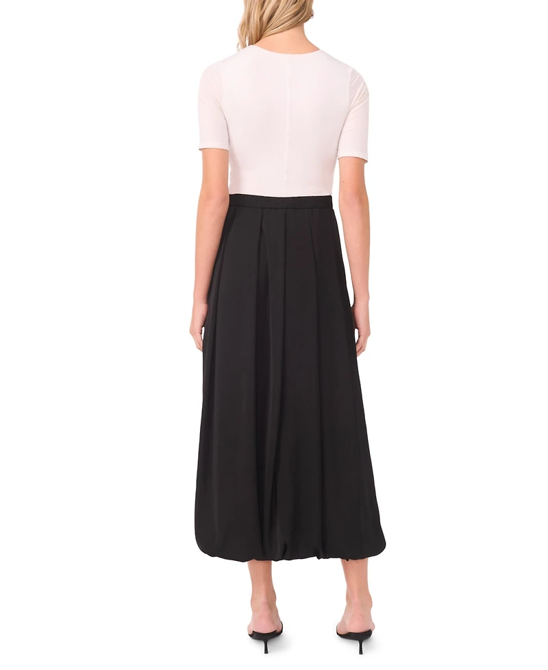 Vince Camuto Women's Bubble Hem Midi Skirt