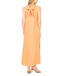 Vince Camuto Women's Halter Neck Tie Back Maxi Dress