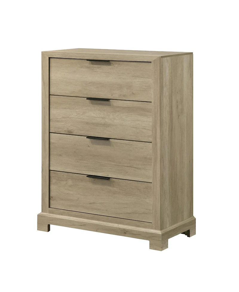 Kings Brand Furniture 5 and 6 Piece Bedroom Set - Queen Size Bed with Dresser, Mirror, Chest and Nightstand