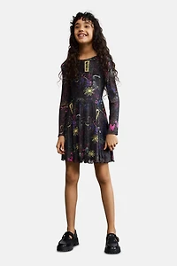 Desigual Girls's Printed knit dress
