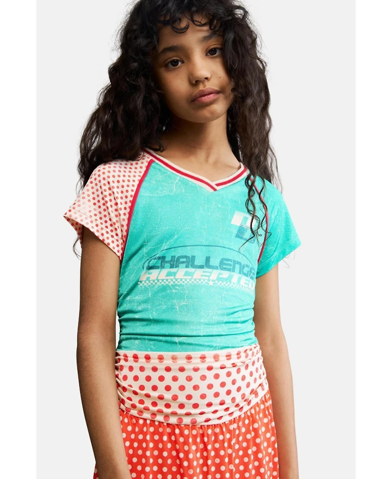 Desigual Girls Girls's Printed knit dress