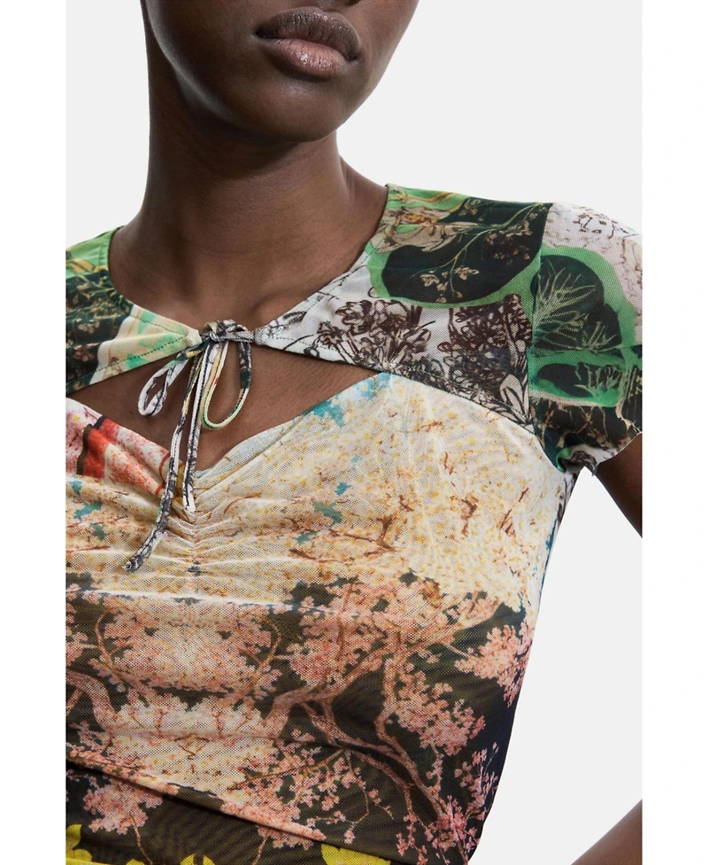 Desigual Women's Printed knit t-shirt