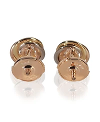 Pre-Owned Cartier 3-Tone Gold Diamond Trinity Stud Earrings