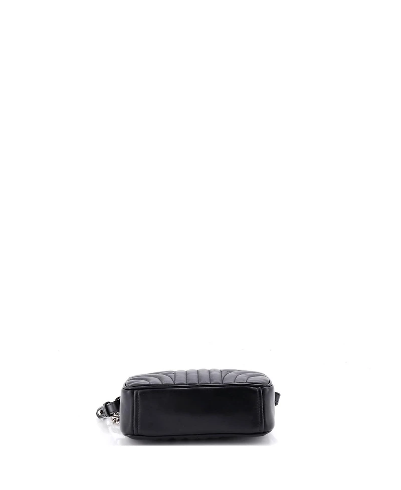 Pre-Owned Prada Mini Camera Bag Diagramme Quilted Leather