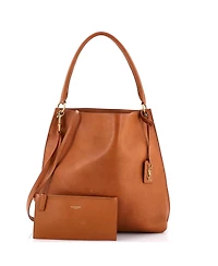 Pre-Owned Saint Laurent Medium Tag Hobo Leather