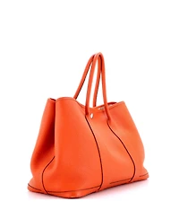 Pre-Owned HERMES 36 Garden Party Tote Leather with Printed Interior