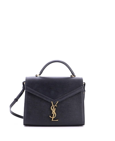 Pre-Owned Saint Laurent Medium Cassandra Top Handle Bag Leather