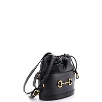 Pre-Owned Gucci Small Horsebit 1955 Bucket Crossbody Bag Leather