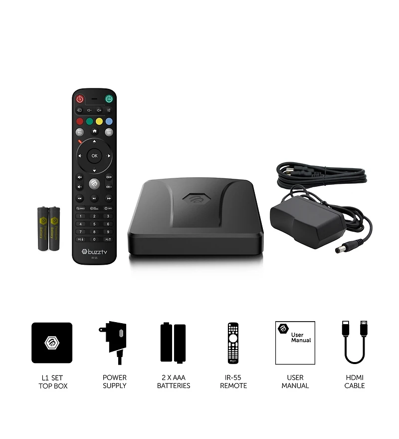 BuzzTV L1 Linux 4K Streaming Player