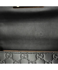 Pre-Owned Gucci Small Padlock Shoulder Bag Guccissima Leather
