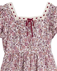 Speechless Girls' 7–16 Flutter Sleeve Knee Dress