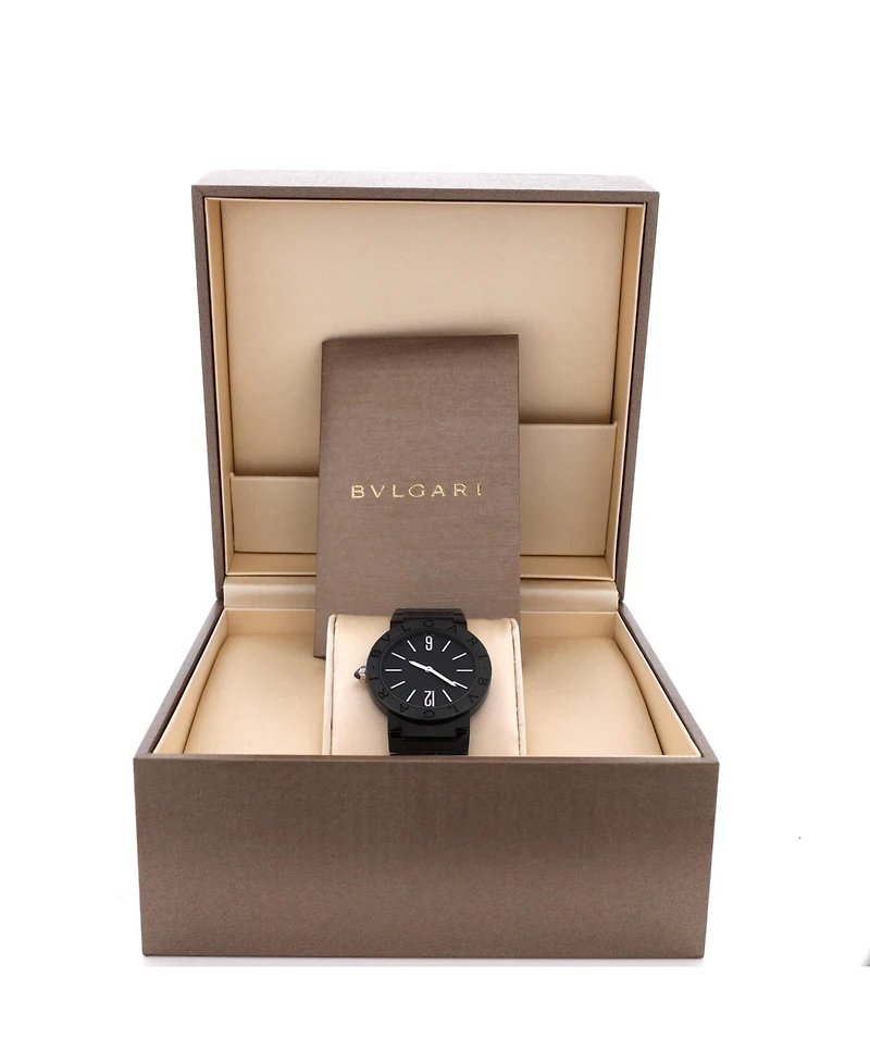 Pre-Owned Bvlgari Quartz Watch in Pvd Stainless Steel 33mm
