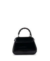 Pre-Owned Gucci Mini Lady Lock Bamboo Top Handle Bag Leather