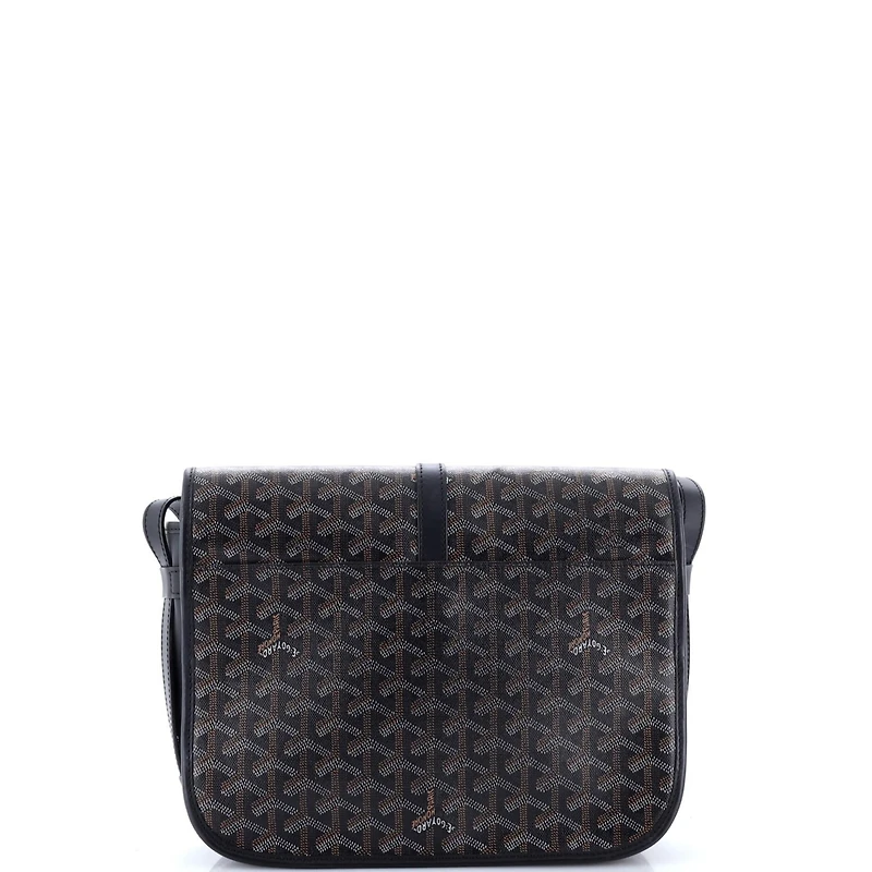 Pre-Owned Goyard Mm Belvedere Ii Messenger Bag Coated Canvas
