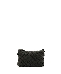 Pre-Owned Bottega Veneta Small Rumple Shoulder Bag Intrecciato Nyl