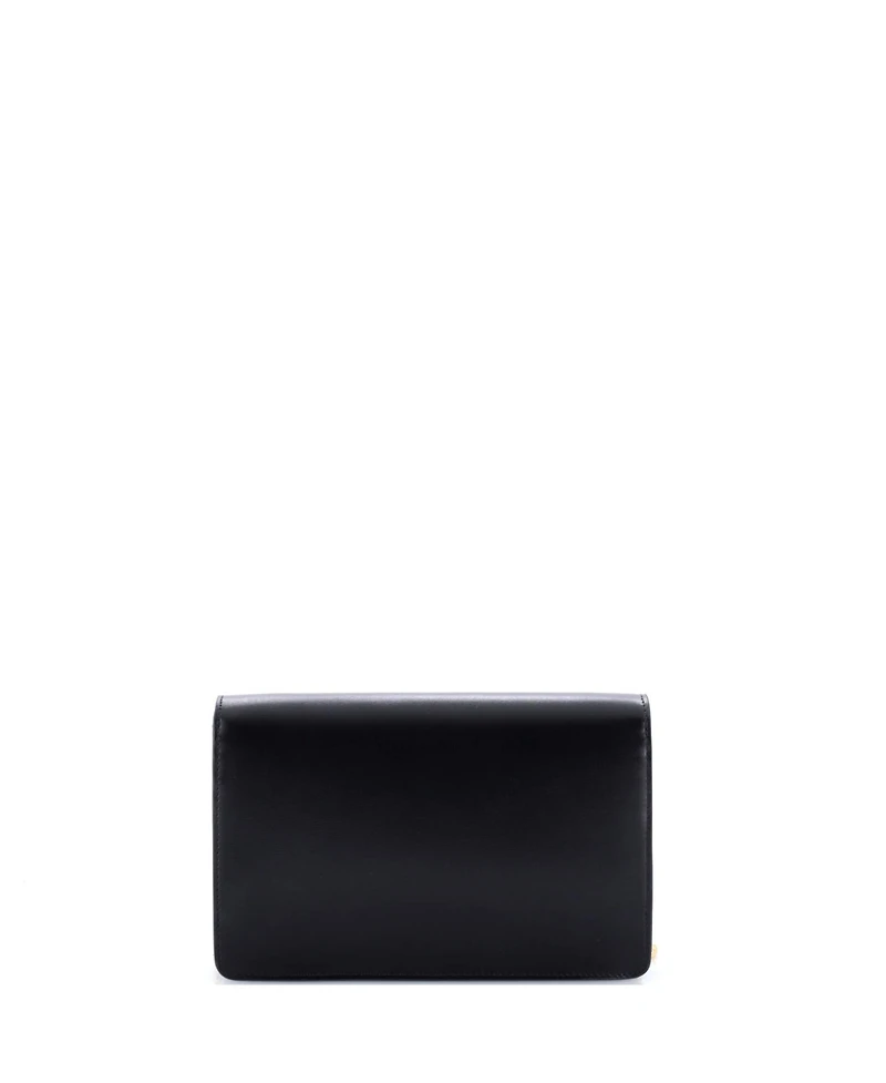 Pre-Owned Celine Margo Triomphe Wallet on Chain Leather