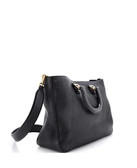 Pre-Owned Fendi Medium Selleria Ff Handle Tote Leather