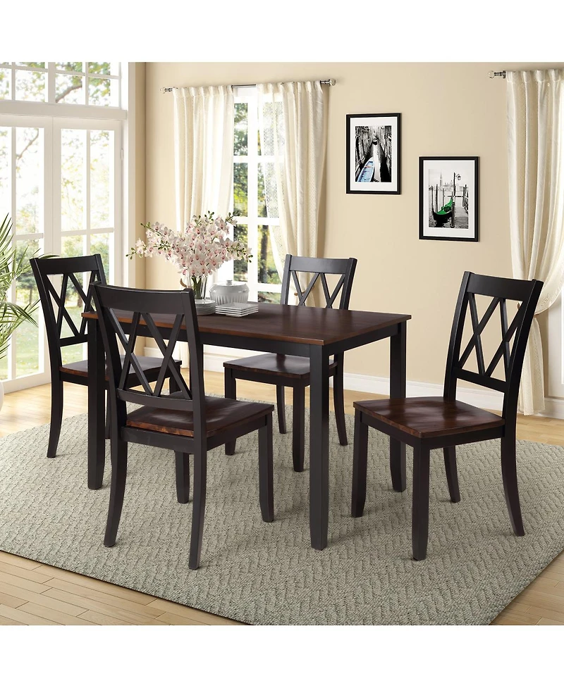 Streamdale Furniture 5-Piece Dining Table Set