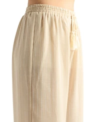 Bcx Women's Wide-Leg Mid-Rise Pull-On Pants