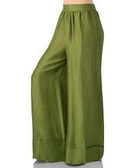 Ivonne Women's Linen Maxi Wide-Leg Pants