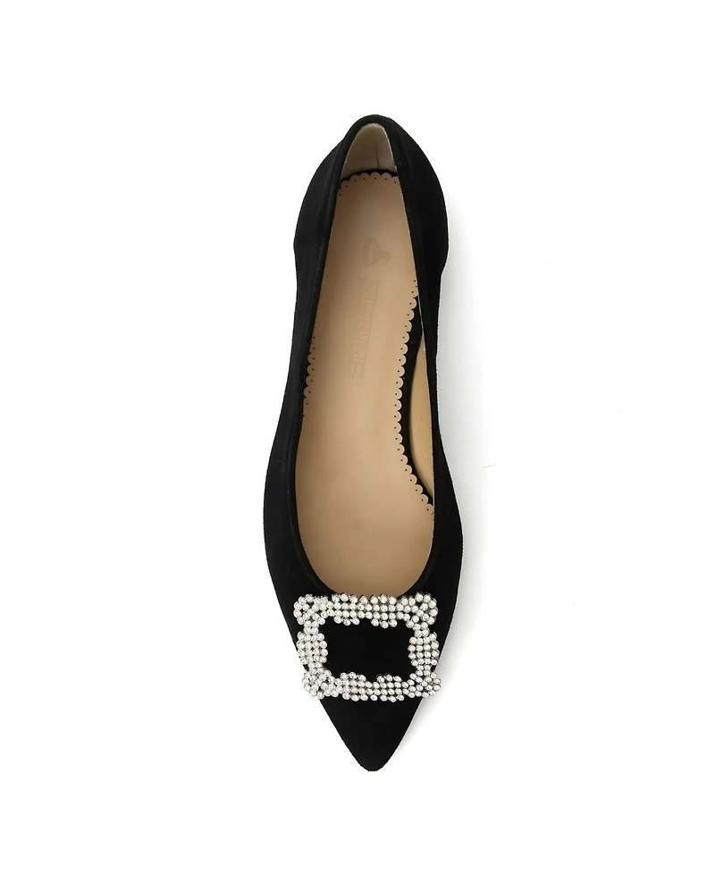 Menina Step Women's Tiara Crystal Flat