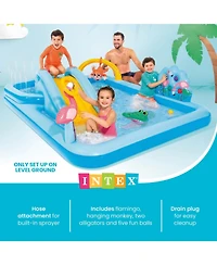 Gnuadz Jungle Adventure Inflatable Play Center Pool