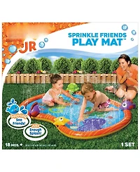 Gnuadz Splash Pad Sprinkler 3D Sea Characters Outdoor Play Mat