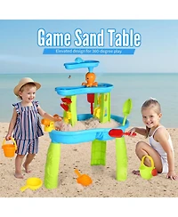 Gnuadz 3-Tier Water Table Kids Outdoor Sensory Play Summer Gift