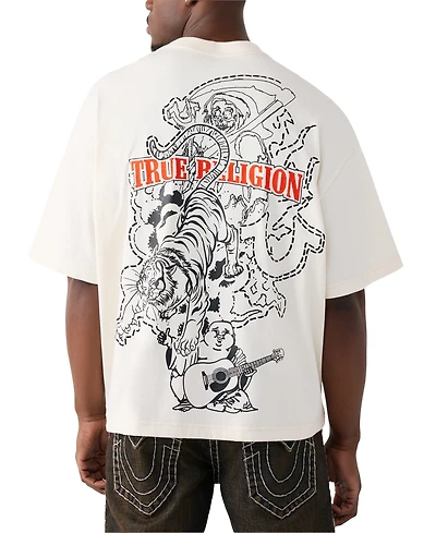 True Religion Men's Tiger Logo Short-Sleeve T-Shirt