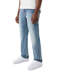 True Religion Men's Straight Tiger Big T Flap Jeans