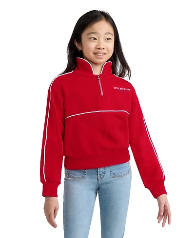 Levi's Girls' 7-16 Half-Zip Sweater