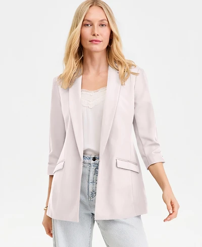 I.n.c. International Concepts Women's 3/4-Sleeve Blazer, Created for Macy's