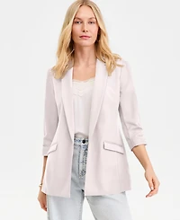 I.n.c. International Concepts Women's 3/4-Sleeve Blazer, Created for Macy's