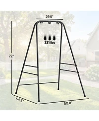 Outsunny Hammock Chair Stand , Heavy Duty Hanging Swing