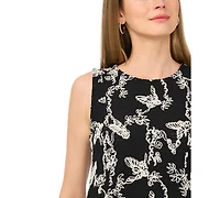Vince Camuto Women's Printed Sleeveless Tank Top