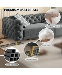 Streamdale Furniture 97.7" 3-in-1 Convertible Sleeper Sofa