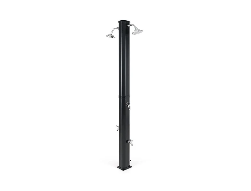 Lucky One 9.3 Gallon Solar Heated Outdoor Shower with Dual Shower Heads