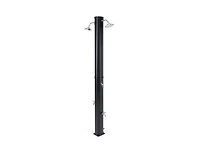 Lucky One 9.3 Gallon Solar Heated Outdoor Shower with Dual Shower Heads