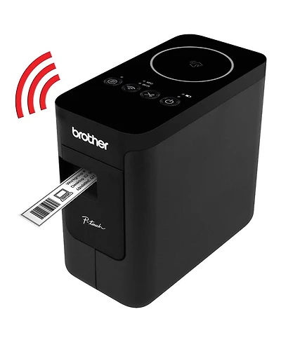 Brother Pt-P750W Compact Label Maker with Wireless Enabled Printing