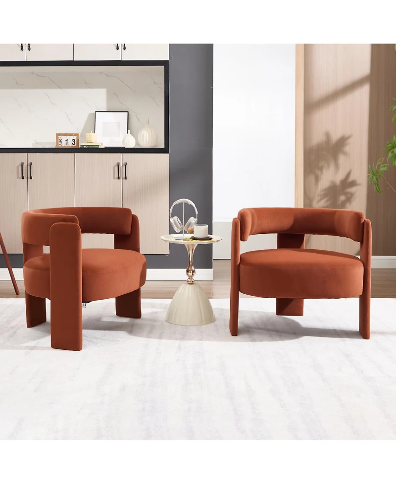 Streamdale Furniture Mid-Century Accent Chair for Living Room/Bedroom