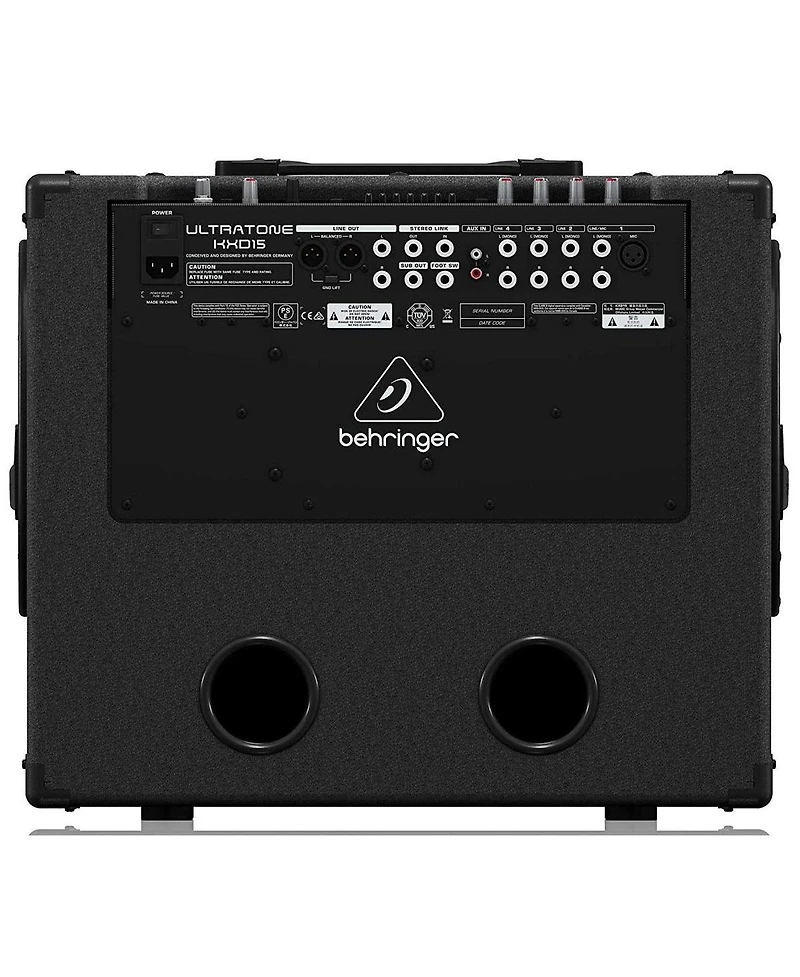Behringer Ultratone KXD15 600-Watt 4-Channel Pa System and Keyboard Amplifier with 15inch Speaker