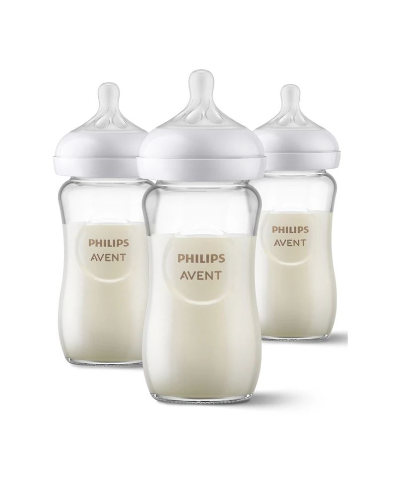 Avent Baby Philips Glass Natural Bottles 3