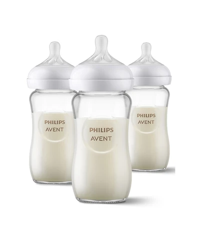 Avent Baby Philips Glass Natural Bottles 3