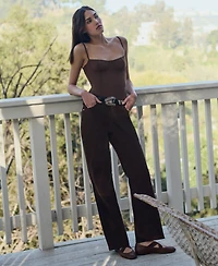 Good American Women's Mesh Bustier Bodysuit