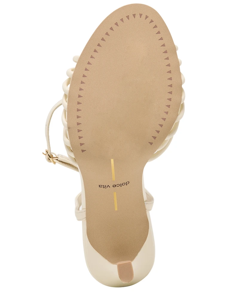 Dolce Vita Women's Isebel Strappy Embellished High Heel Dress Sandals
