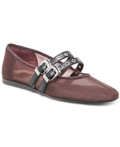 Dolce Vita Women's Baylee Grommet Double Strap Mary Jane Flats