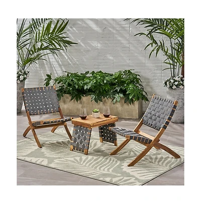 Mondawe Wood Foldable Outdoor Chair